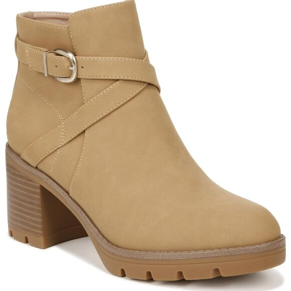 Naturalizer Madalynn Buckle Water Repellent Ankle Boot Sz 9.5 M NWT - Picture 2 of 12